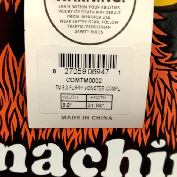 Toy Machine 8x31 Complete Skateboard - Picture 6 of 6